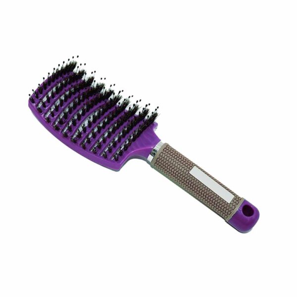 Wented Flat Brush Bristle Purple Front 11